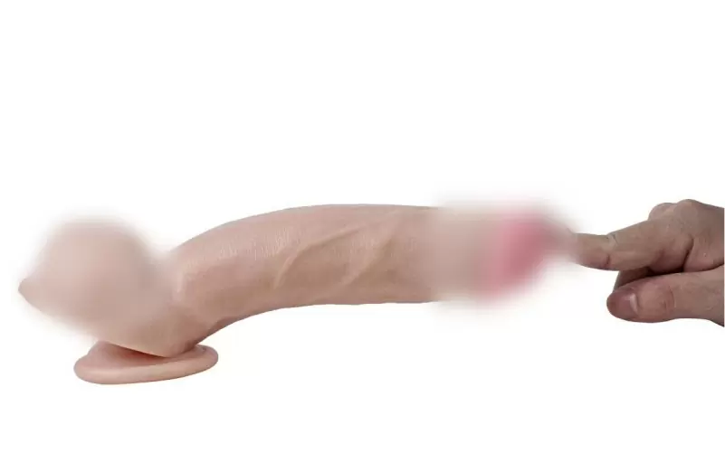 Реалистичный фаллоимитатор Real Basic Toy, 23 см, ПВХ, телесный