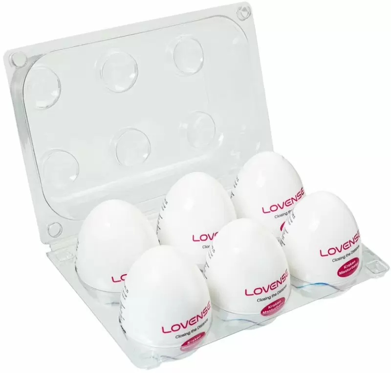 Набор мастурбаторов-яиц LOVENSE, разноцветные, 6 шт, TPE