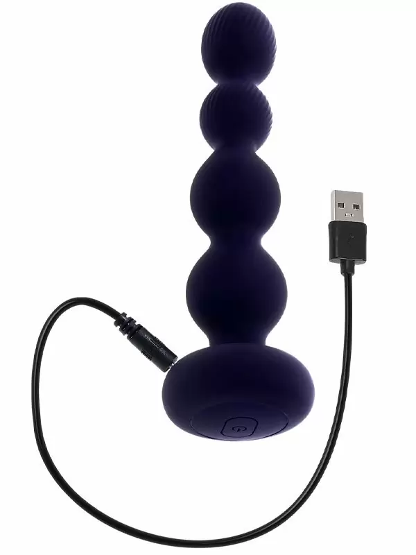 Инновационная анальная елочка Evolved Pleasure Orbit, с пультом Д/У,  10 скоростей, 15 см