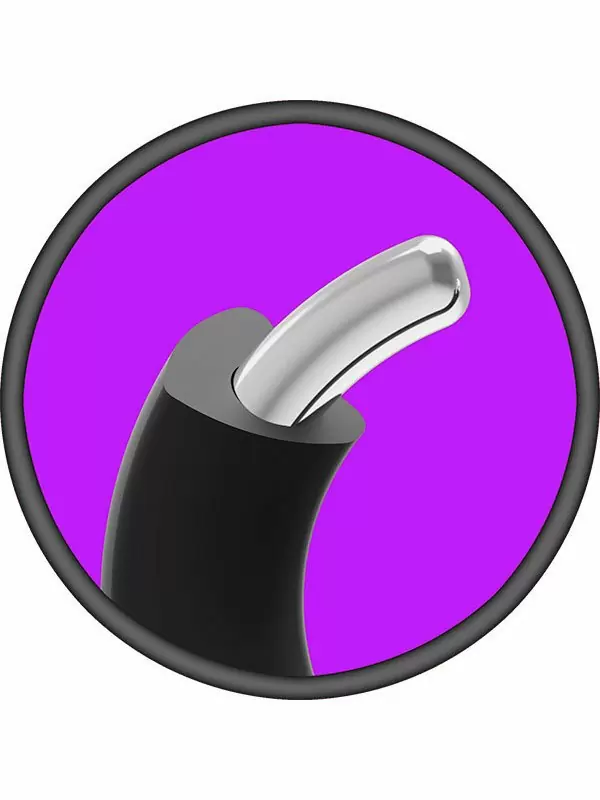 Эрекционое кольцо Doc Johnson MERCI THE PARADOX, металл, 4.5 см