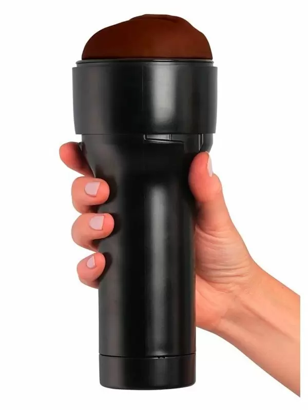Реалистичный мастурбатор Kiiroo Feel Generic, 22,4 см, ТПЭ, темно-коричневый