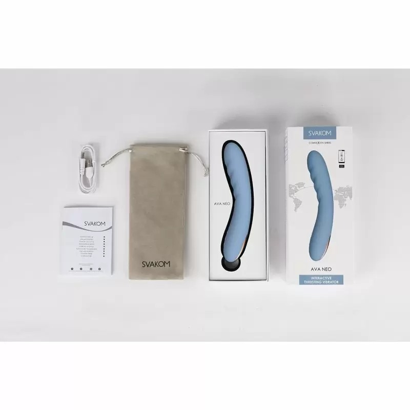 AVA NEO Интерактивный вибромассажер с возвратно-поступательными движениями