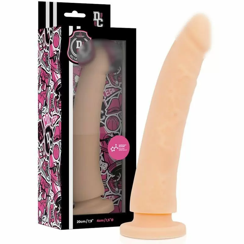 Фалоимитатор из силикона DELTA CLUB TOYS DONG FLESH SILICONE 20 X 4CM