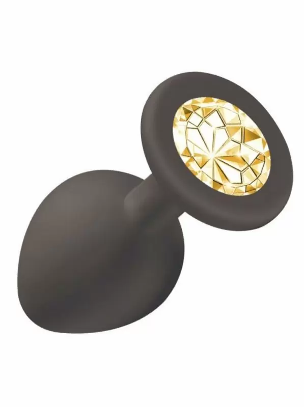 Анальная пробка Emotions Cutie Small Black  golden crystall 4011-07Lola