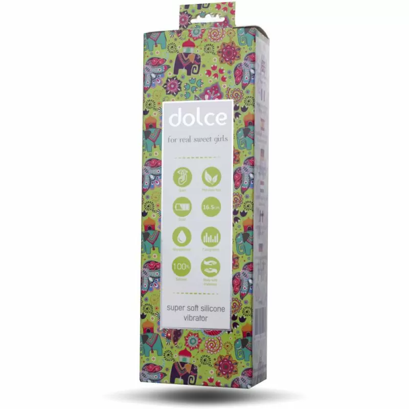 Мультифункциональный вибратор Dolce Mateo – зеленый