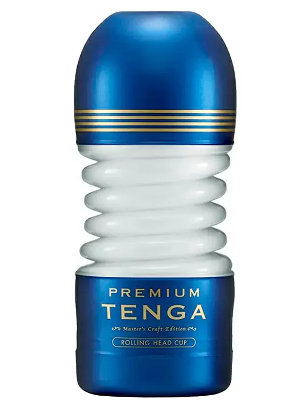 Нереалистичный мастурбатор Tenga Premium Rolling Head Cup, 15,5 см, ТПЭ, белый