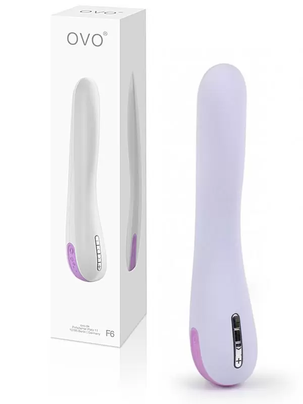 Элегантный вибромассажер Ovo F6 – белый