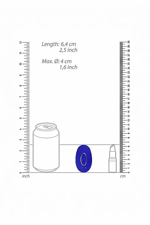 Клиторальный стимулятор Precious (синий)