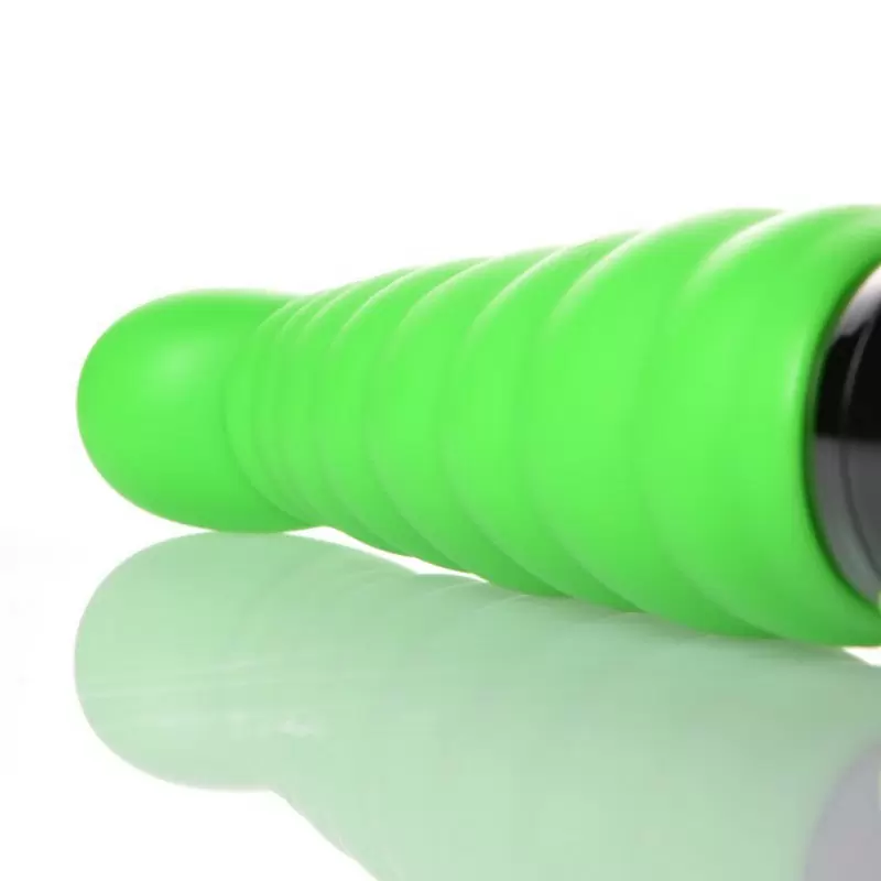 Фантазийный вибратор Fun Factory Patchy Paul, 21 см, 8 скоростей, зеленый