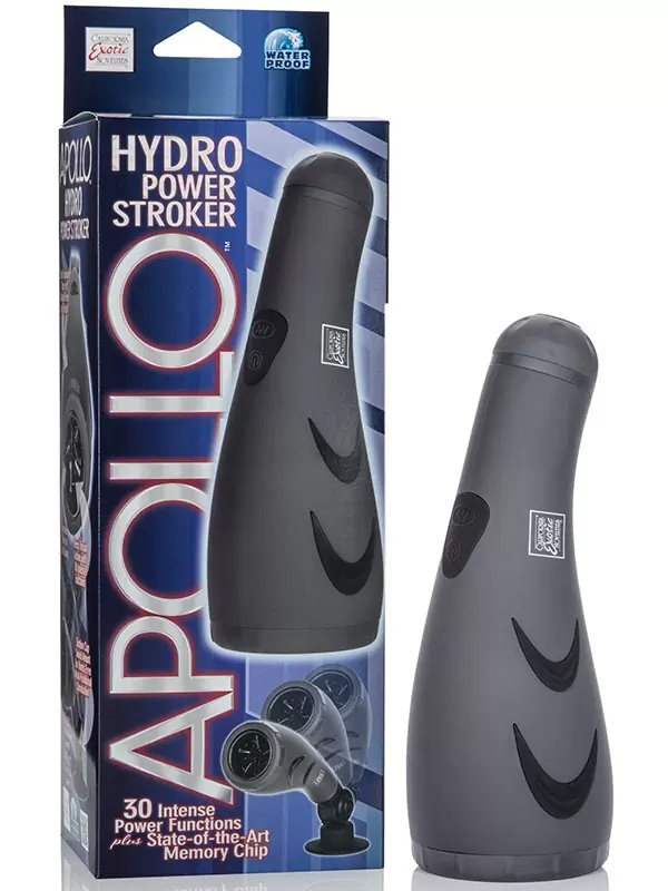 Мастурбатор Apollo Hydro Power Stroker с вибрацией – серый