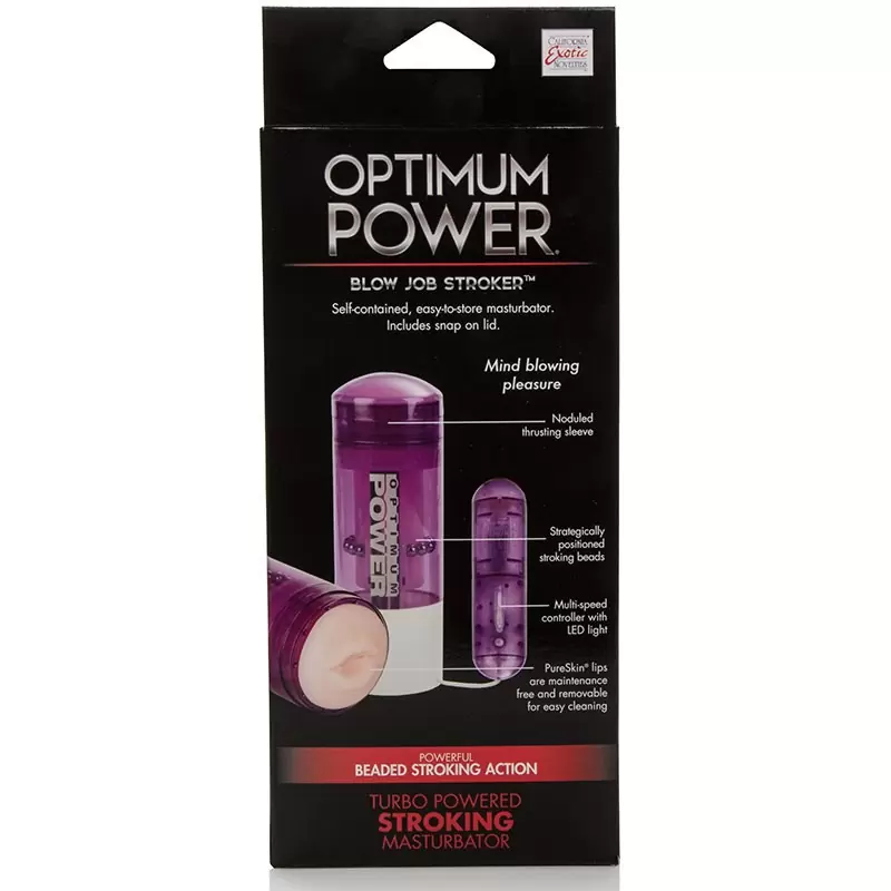 Мастурбатор ротик Optimum Power Blow Job Stroker автоматический – фиолетовый