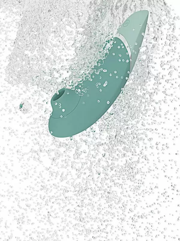 Бесконтактный стимулятор клитора Womanizer Next, технология Pleasure Air, 14 скоростей, зеленый