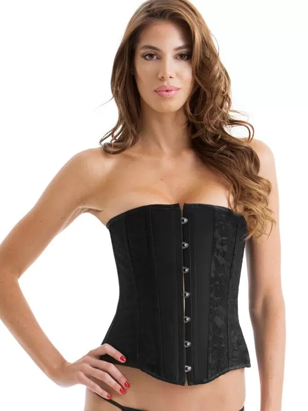 Корсет Essential Satin & Lace Corset – черный, M