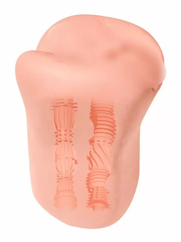 Реалистичный мастурбатор Alive Lola, 14.9 см, ТПЕ, телесный