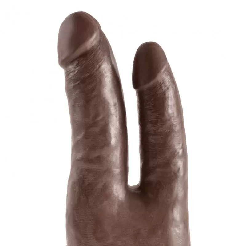 Фаллоимитатор Cock-Double Penetrator для двойного проникновения – коричневый