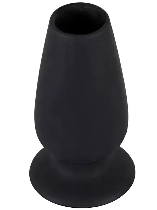 Анальная пробка-тоннель Lust Tunnel Plug, 11 см, силикон, черный