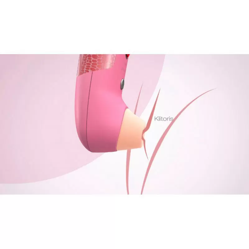 Бесконтактный стимулятор клитора Womanizer limited edition, уникальный дизайн, 16 см, розовый