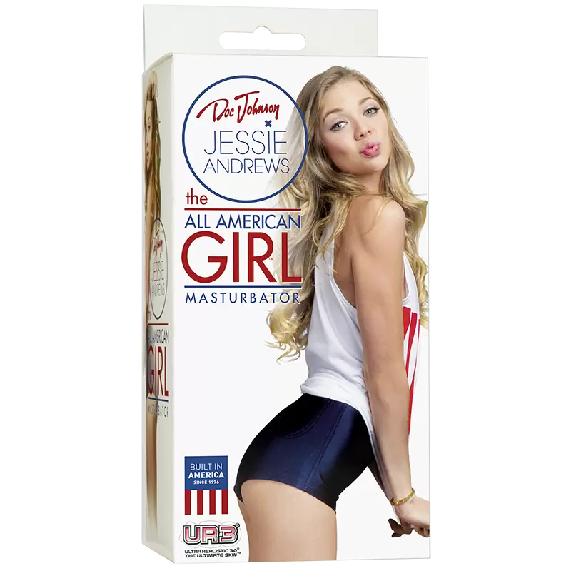 Реалистичный мастурбатор вагина Jessie Andrews – телесный