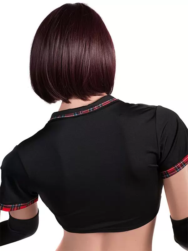 Парик шатенки с короткими волосами «Каре»