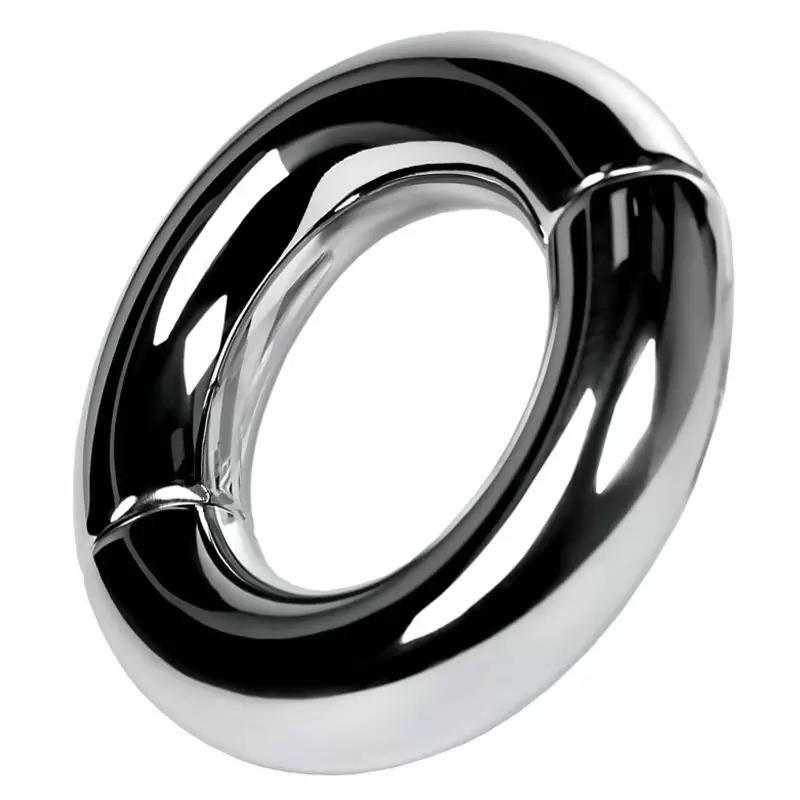 Магнитный утяжелитель на мошонку TOYFA Metal – серебристый