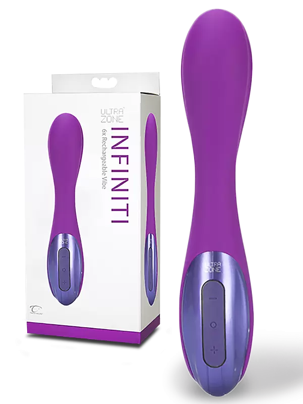 Перезаряжаемый вибромассажер Infinite 6X – фиолетовый