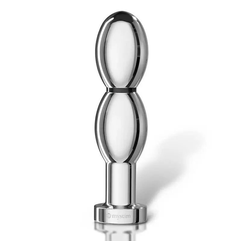 Анально-вагинальный массажер O(h!)-thello с электростимуляцией – серебристый