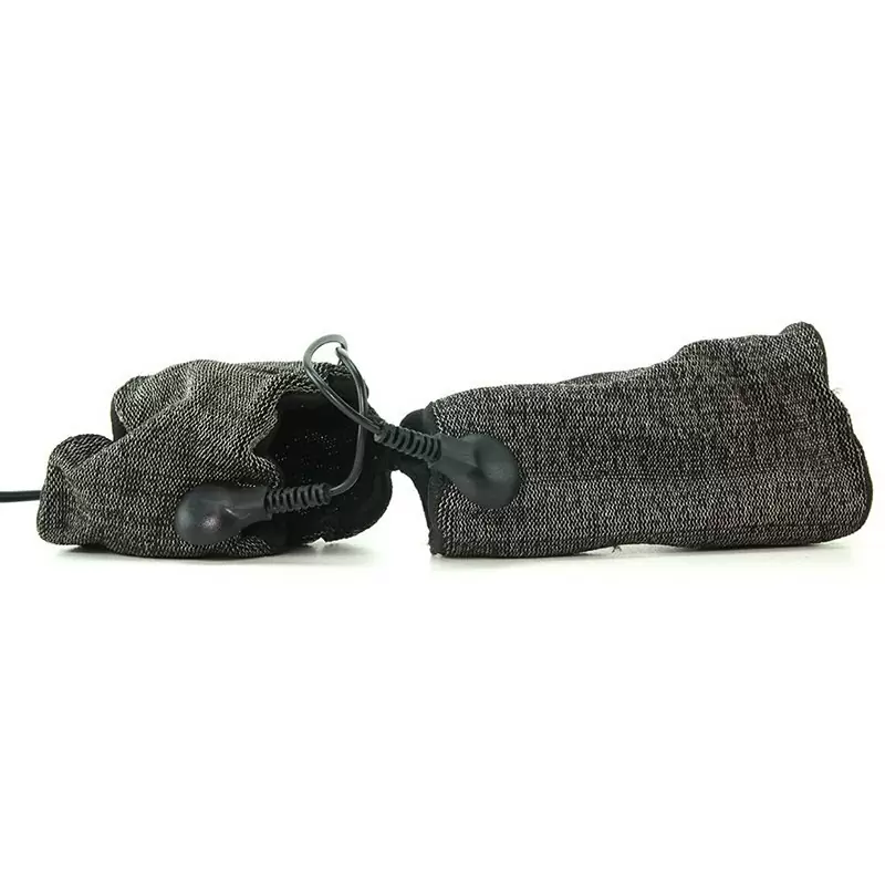 Электро-насадки Cock Sock на пенис и мошонку – черный