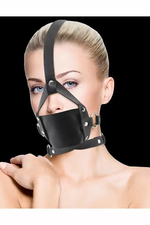 Кляп в виде намордника Leather Mouth Gag