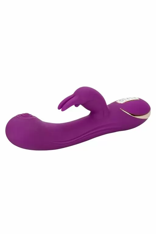 Изогнутый вибратор-кролик Jack Rabbit Signature Thumping, 22,8 см, 7 режимов, силикон, фиолетовый