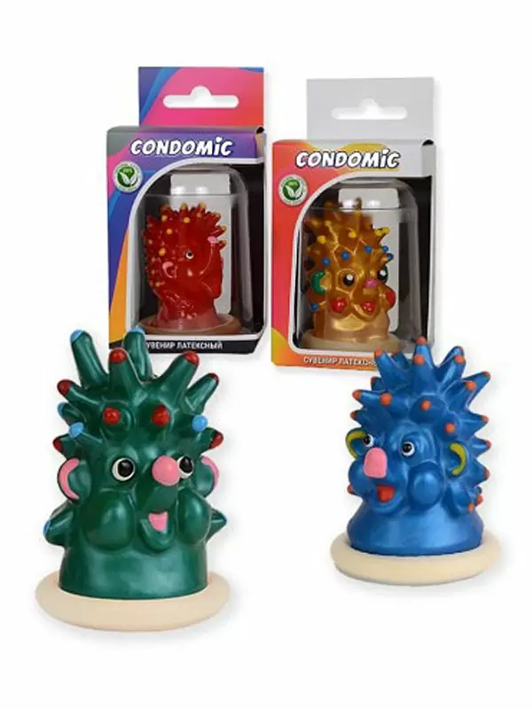 Латексный сувенир Condomic  Ёжик – в ассортименте
