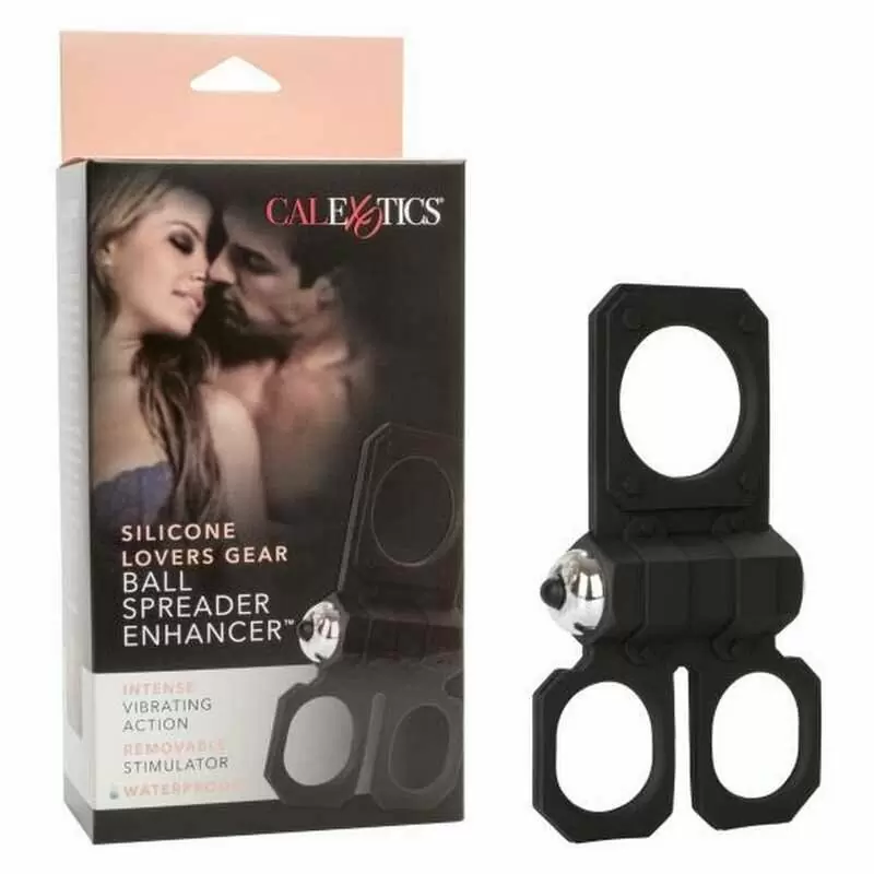 Вибро-кольцо Silicone Lovers Gear Ball Spreader Enhancer™ - Black