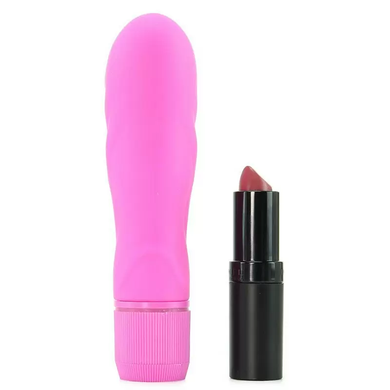 Вибромассажер First Time Silicone Wave рельефный – розовый