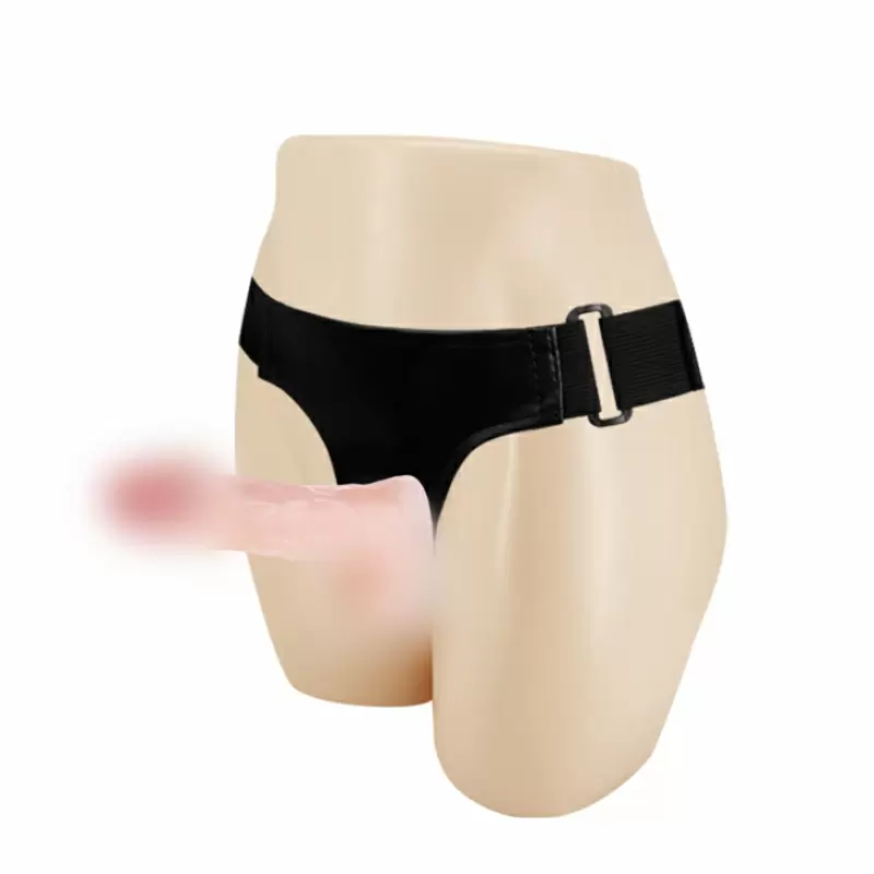 Женский страпон с 2 сменными реалистичными насадками Ultra Passionate Harness – телесный