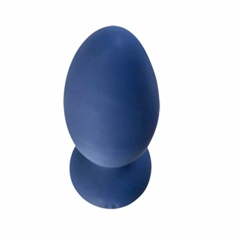 Анальная пробка Little Rocket с вибрацией и пультом ДУ - синий