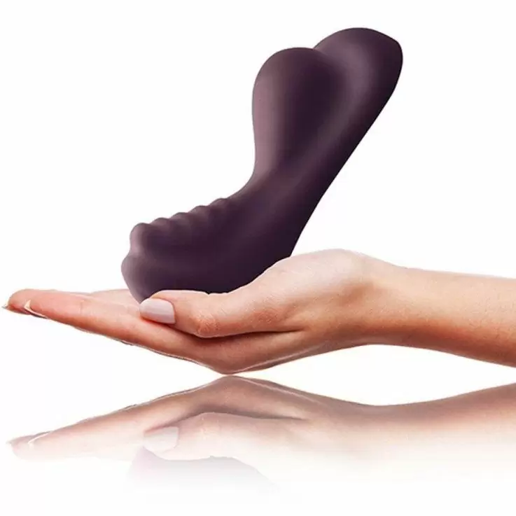 Футуристический вибратор для клитора и точки G без проникновения «Ruby Glow», Rocks Off. 10 режимов вибрации, силикон