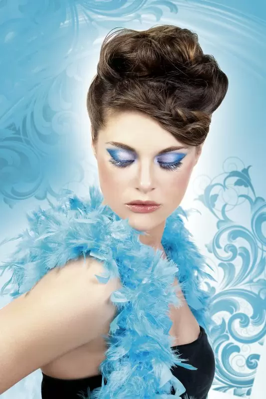 Ресницы люкс-класса Baci Валлота - черный, голубой