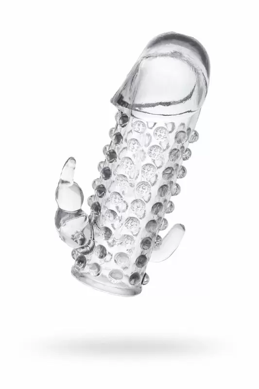 Насадка с двойной стимуляцией TOYFA - прозрачный