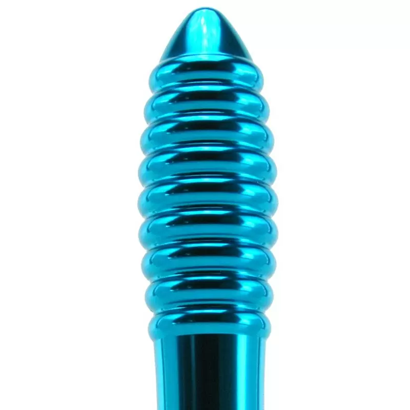 Вибромассажер Pure Aluminium Large Blue – синий