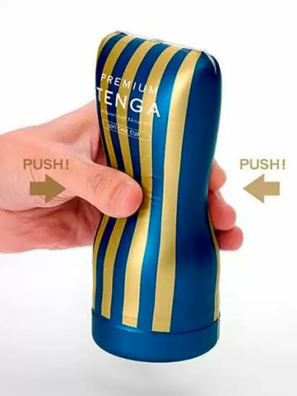 Нереалистичный мастурбатор Tenga Premium Soft Case Cup, 15,5 см, ТПЭ, белый