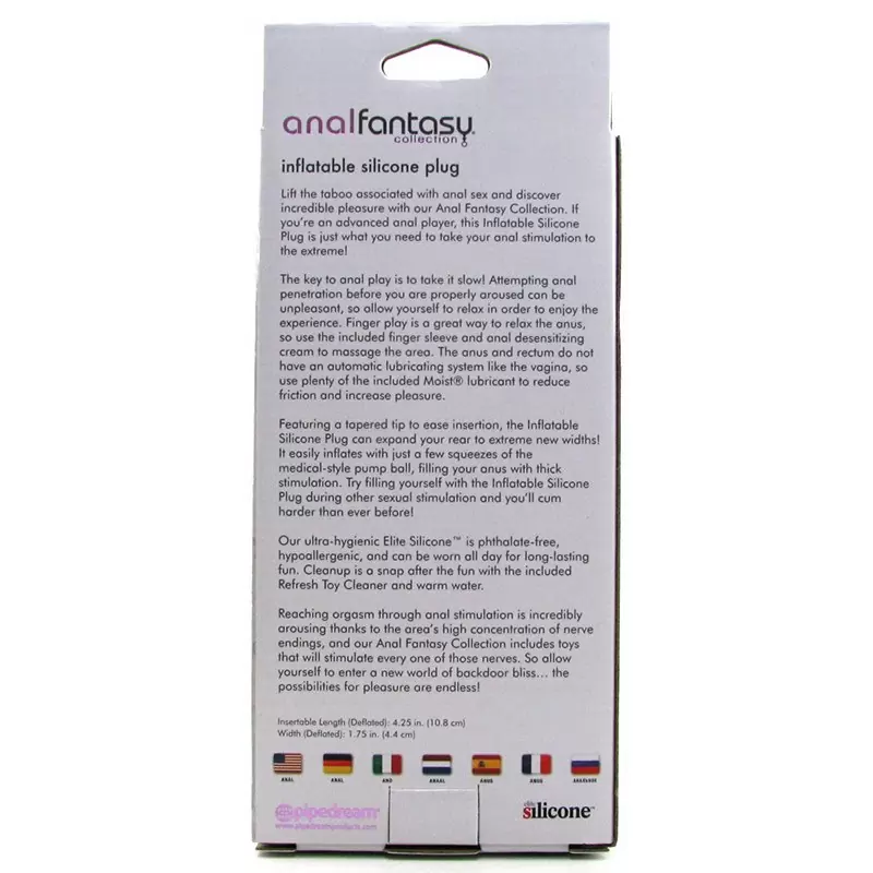 Анальный расширитель Inflatable Silicone Plug