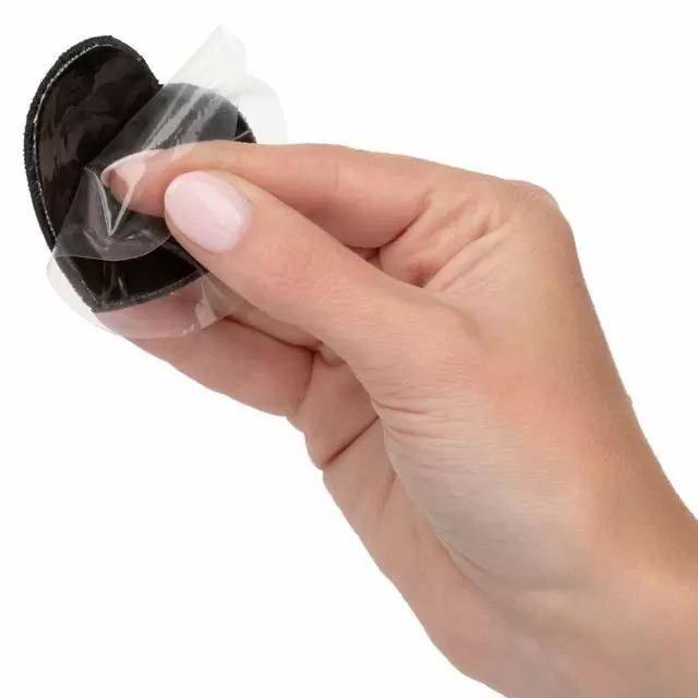 Элегантные пэстисы RADIANCE HEART GEM PASTIES, в форме сердечек, 5.7 см, черный