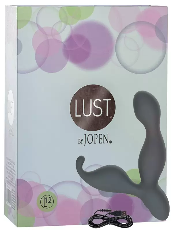 Вибромассажер двойной Lust by Jopen L12 перезаряжаемый – серый