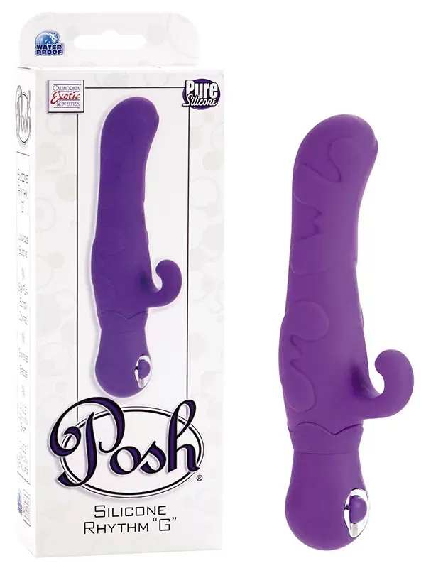 Вибромассажер Posh Silicone Rhythm “G” фиолетовый
