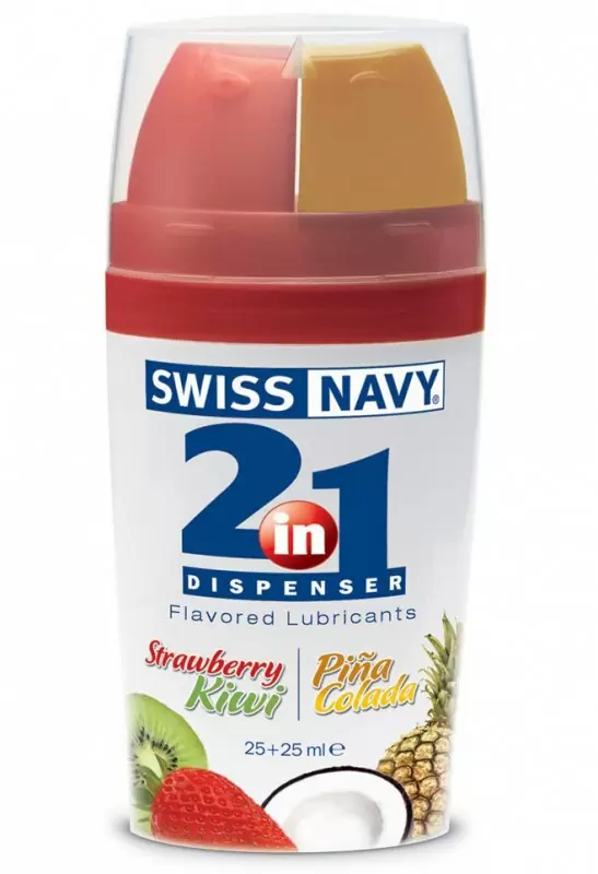 Ароматизированный гель 2 в1 Strawberry Kiwi/Pina Colada - 50 мл