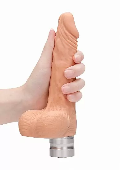 Фаллоимитатор с вибрацией Vibrating Dildo With Balls - 17 см.