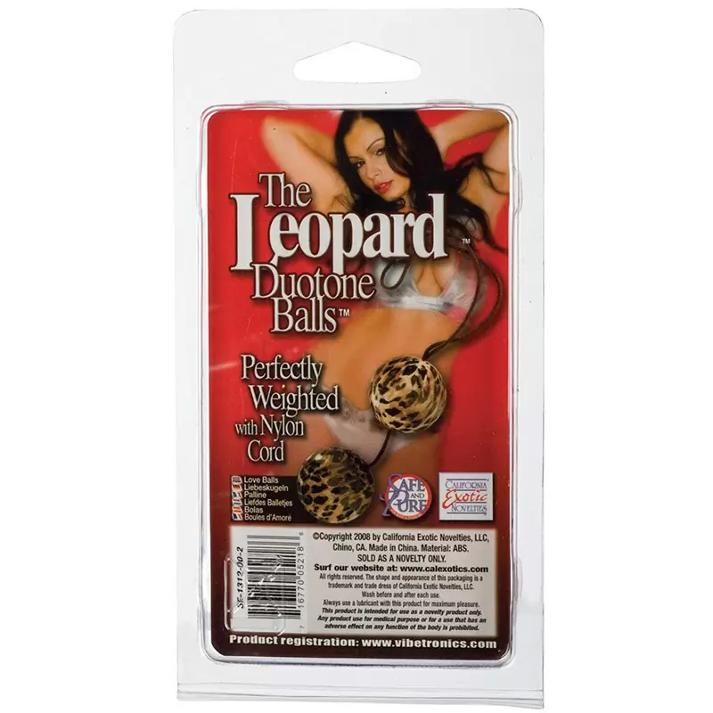 Вагинальные шарики The Leopard Duotone Balls