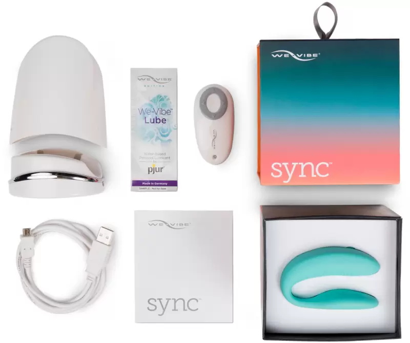 Вибратор для пар We-Vibe Sync (голубой)