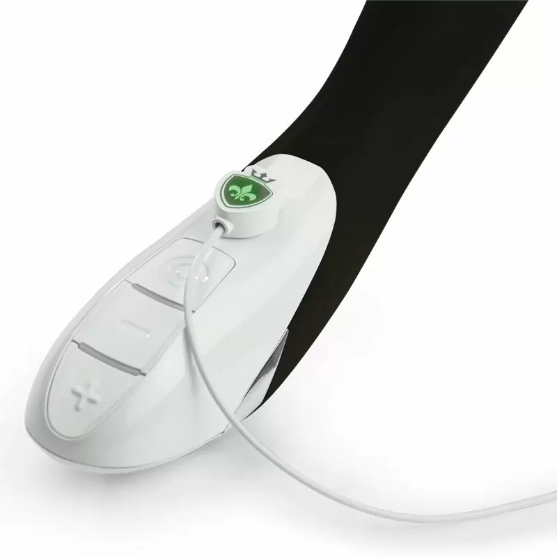 Вибромассажер с электростимуляцией Sizzling Simon рельефный – черный