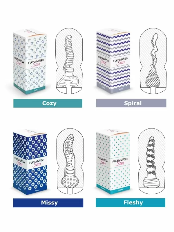 Мастурбатор с эффектом отсоса - Fleshy Touch. 15 см, силикон