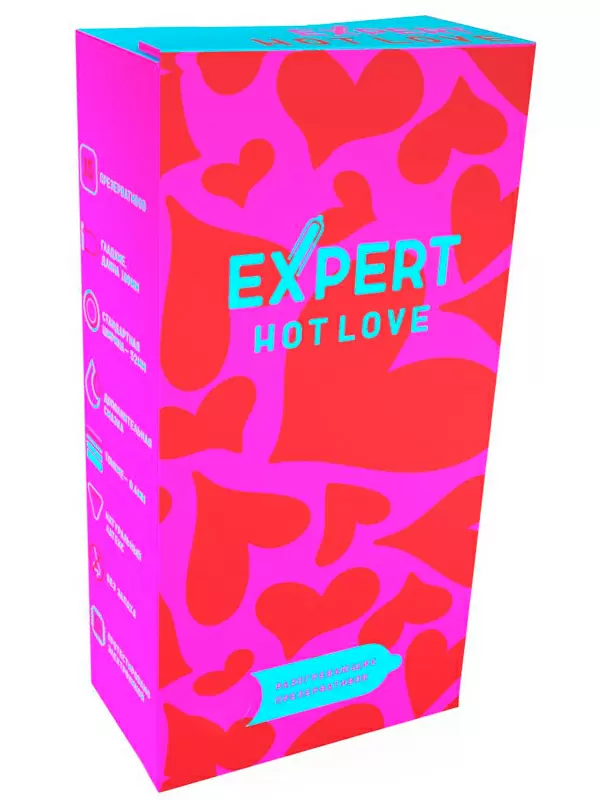 Гладкие презервативы EXPERT Hot Love, с разогревающим эффектом, 12 шт